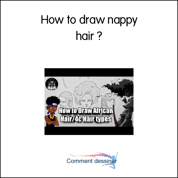 How to draw nappy hair